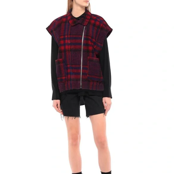 Sinqrue nwt  zip vest  (oversized) - Picture 2 of 5